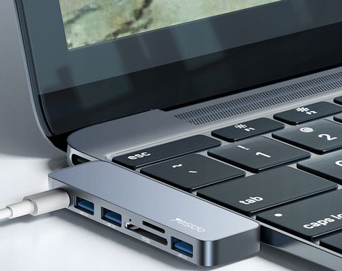 HUB ADAPTER DO LAPTOPA MACBOOKA PRO AIR USD SD 6w1 na Arena.pl