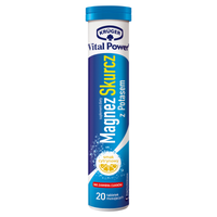 Krüger Vital Power Magnez skurcz z potasem smak cytrynowy 80 g (20 sztuk)