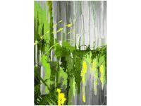 OBRAZ GREEN WATERFALL ZIELONY WODOSPAD