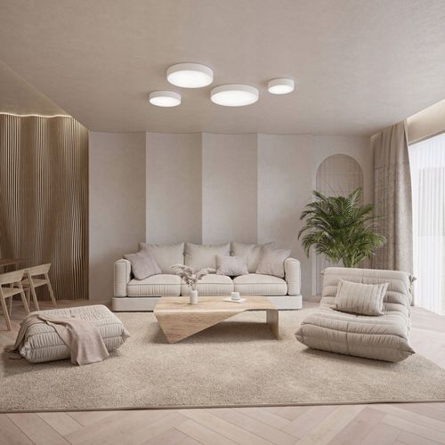 Lampa sufitowa Plafon CLEO 400 Biały 40 cm na Arena.pl