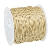 SZNUREK bawełniany woskowany 0.8mm 25m beżowy ciemny