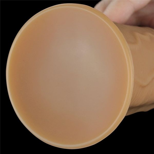 8.0'' Dual Layered Platinum Silicone Rotator zdjęcie 11