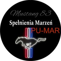 Opłatek na tort Mustang Ford Auto Samochód Logo Fura