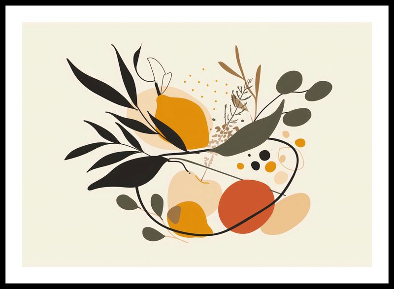 Plakat 66,5x46,5cm Botaniczny Wir zdjęcie 3
