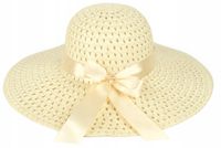 Szaleo ażurowy Kapelusz Classic elegance cz19178-4