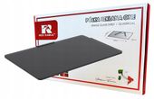 Półka szklana ONE 350x220 Red Eagle RTV Pod telewizor. Czarna