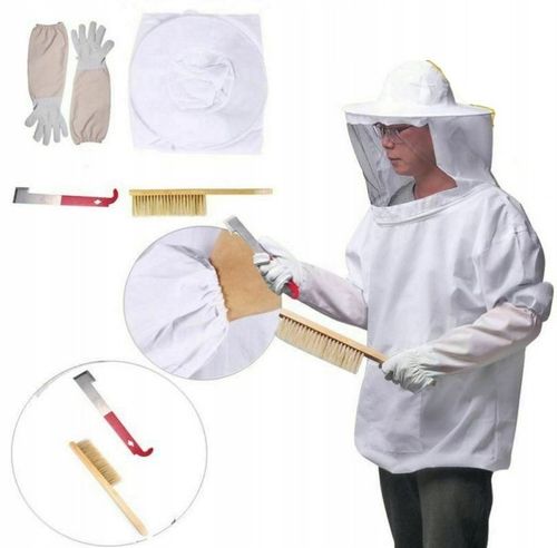 UBRANIA DLA PSZCZELARZY ZESTAW NARZĘDZI PSZCZELARSKICH STRÓJ PSZCZELARSKI na Arena.pl