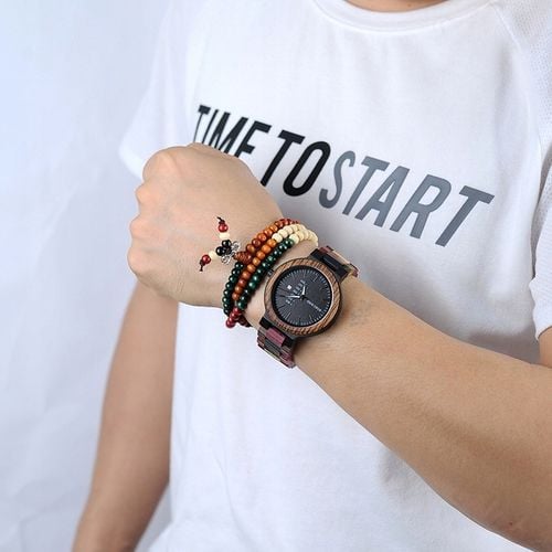 Drewniany zegarek BOBO BIRD P14-1 Unisex Bobobird na Arena.pl