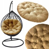 Miękka PODUSZKA na wiszący KOKON huśtawkę BOCIANIE GNIAZDO XXL 130 beż