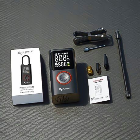 POMPKA KOMPRESOR SAMOCHODOWY ELEKTRYCZNA ROWEROWA AKUMULATOROWY + na Arena.pl
