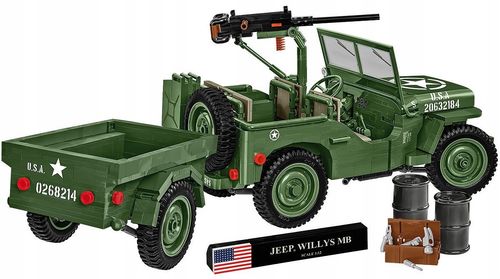 Klocki Cobi 2804 Willys Mb & Trailer - Executive Edition na Arena.pl