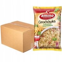 Amino Zupa błyskawiczna grochówka z boczkiem i majerankiem 65 g x 22 sztuk