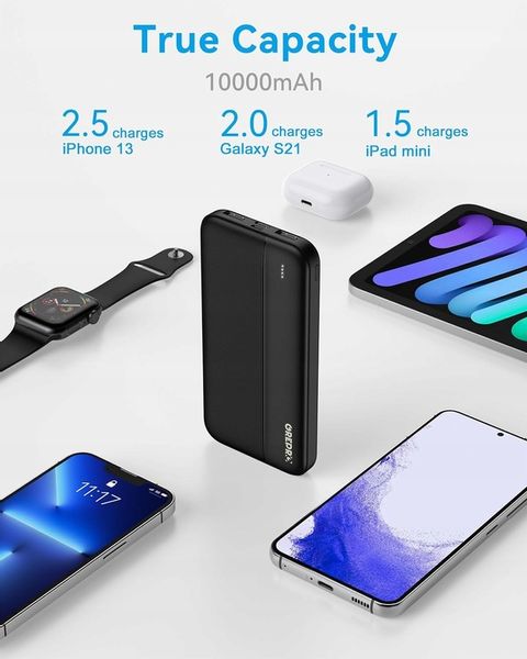 Power Bank 10000 mAh USB-C, MICRO USB, 2 x USB zdjęcie 4