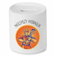 Skarbonka Dla Hydraulika Najlepszy Hydraulik Z Nadrukiem Ze Zdjęciem