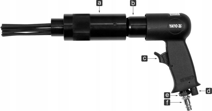 MŁOTEK PNEUMATYNCZY DO RDZY Yato YT-09910 zdjęcie 12