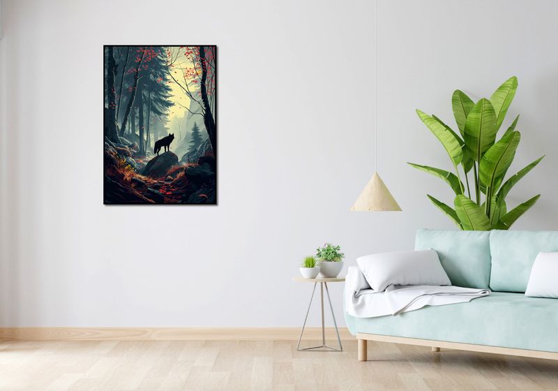 Plakat 67,5x95cm Leśne Echa zdjęcie 4