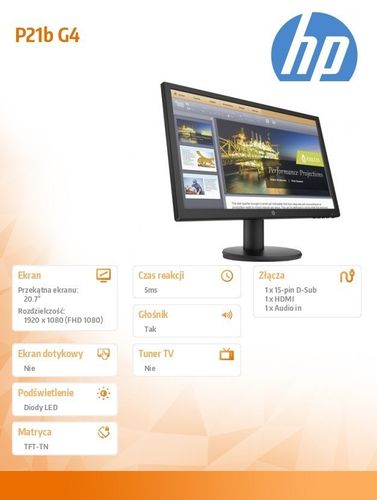 Monitor P21b G4 FHD 20,7cala 9TY24AA na Arena.pl