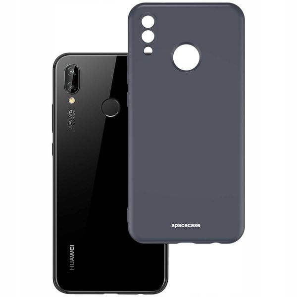 Spacecase Silicone Case Huawei P20 Lite Black zdjęcie 2