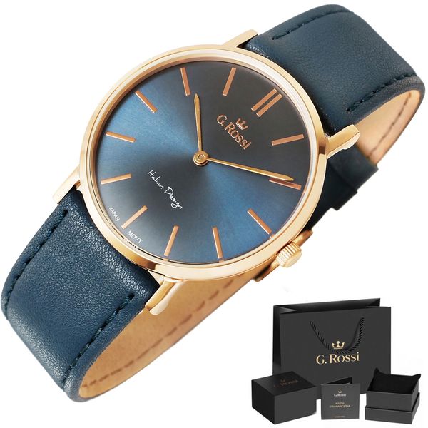 Zegarek Męski G.ROSSI 8709A2-6F3 + BOX zdjęcie 2