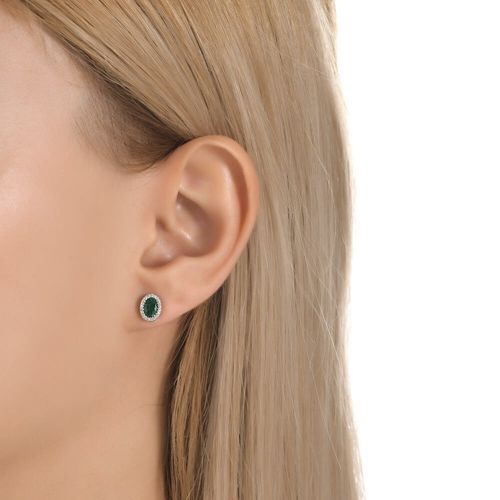 Złote kolczyki KBD6000E - Diament na Arena.pl