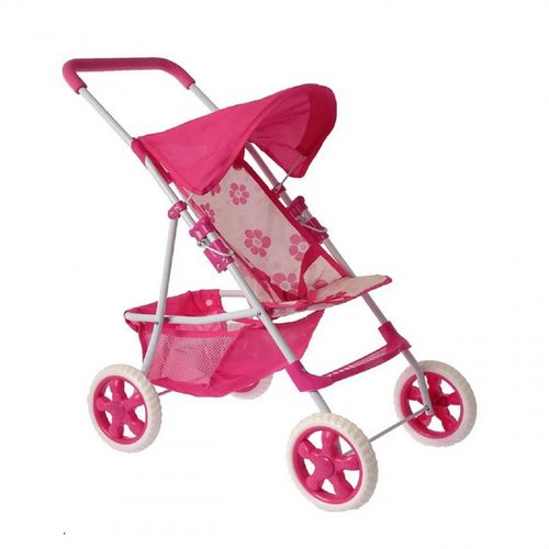 WOOPIE ROYAL Wózek dla Lalek Spacerówka w Kwiaty na Arena.pl