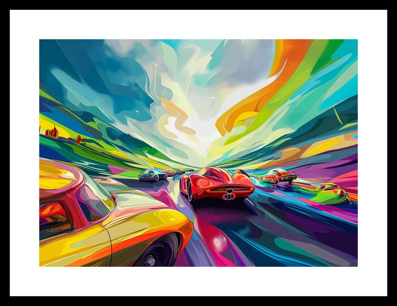 Plakat 35x25cm Wyścig Przy Barwach zdjęcie 3