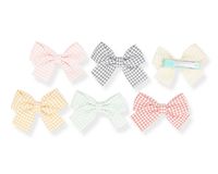 Spinki kokardki kratka 6 sztuk