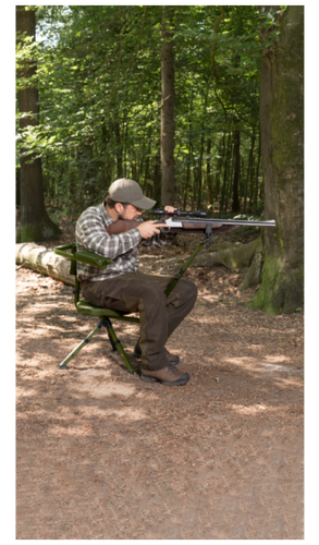 Stołek krzesło myśliwskie z podporą na karabin Nimrod na Arena.pl