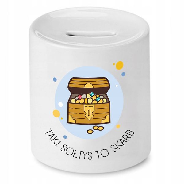 Skarbonka Prezent Dla Sołtysa To Skarb Z Nadrukiem Ze Zdjęciem zdjęcie 1