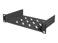 Półka Digitus 254 mm (10") 1U | DN-10-TRAY-1-B