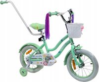 ROWEREK BMX DZIECIĘCY 14 CALI PROWADNIK ŚWIECĄCE BOCZNE KOŁA ROWER DZIECI V