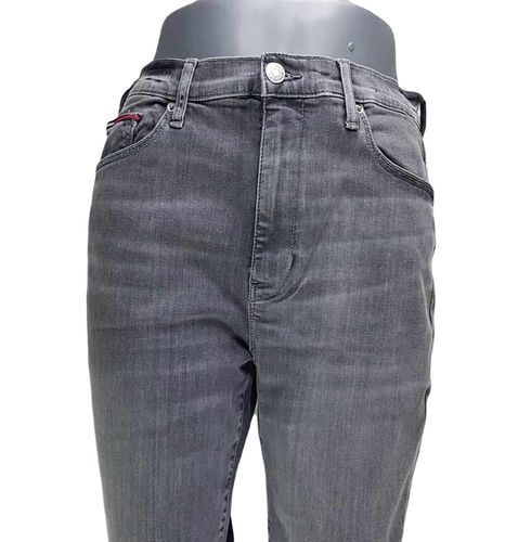 Damskie jeansy Tommy Jeans Sylvia High DW0DW14123 szare rurki - W31/L32 na Arena.pl