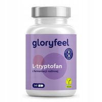 L-TRYPTOFAN 500MG 240 kapsułek NA SEN wegańskie gloryfeel