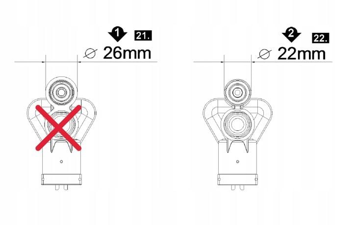 Karcher głowica pompa K 2 - K 3 - K 4 22mm zdjęcie 6
