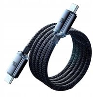 Kabel SUPER szybkiego ładowania w oplocie USB-C USB-C 2m 120W 6A 480Mb/s