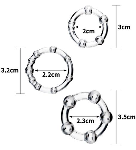 Lovetoy- komplet 3 pierścieni na Arena.pl