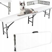 ŁAWKA BANKIETOWA cateringowa ogrodowa na OGRÓD składana WALIZKA 180 cm