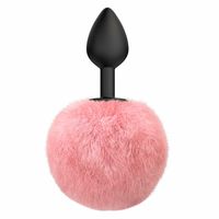 anal plug emotions fluffy pink