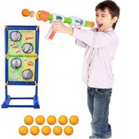 Zestaw KARABIN PISTOLET 20 KUL PIANKOWYCH RUCHOMA TARCZA ELEKTRONICZNA 8m