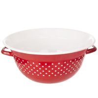 Miska Emaliowana Kuchenna do Mieszania Wyrabiania Ciasta Sałatek 34 cm 9L