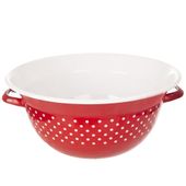 Miska Emaliowana Kuchenna do Mieszania Wyrabiania Ciasta Sałatek 34 cm 9L