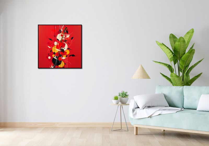 Plakat 70x70cm Melodyjna Barwa zdjęcie 4