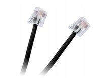 TEL0033A-20 Kabel telefon.abonencki 20m czarny