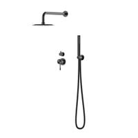 Zestaw prysznicowy podtynkowy WEZER NIO17-18-GUNGREY