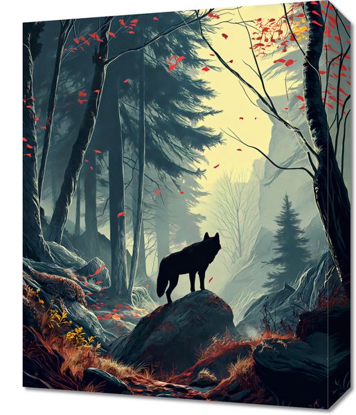 Obraz 40x50cm Leśne Echa zdjęcie 1