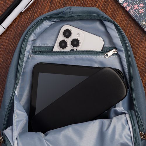 mały plecak z mikrofibry sanchez casual - szary na Arena.pl