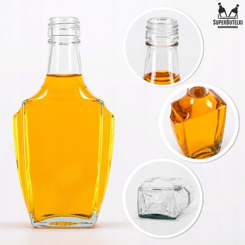 10x Butelki szklane Bonaparte 250 ml na bimber wino NALEWKI WÓDKĘ SOK na Arena.pl