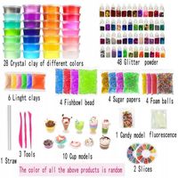 Slime zestaw do robienia glutów dla dzieci masa sensoryczna ogromny zestaw