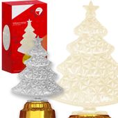 Choinka figurka led świąteczna świecąca ozdoba lampka na święta