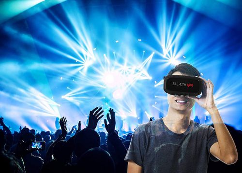 Stealth VR Okulary Gogle 3D + Pilot + słuchawki na Arena.pl